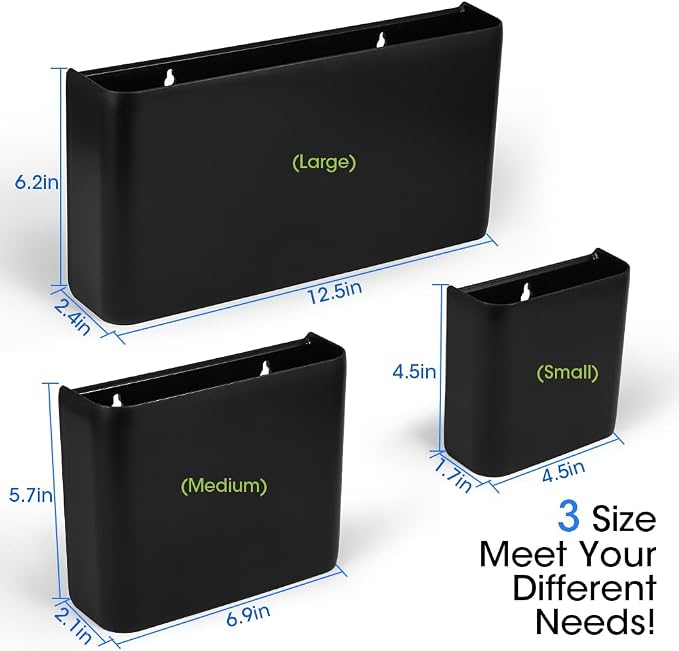 Picowe 3 PCS Magnetic Laundry Storage, Magnetic Storage Box - Image 2