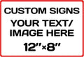 Personalized Aluminum Weatherproof Metal Sign by Repaly