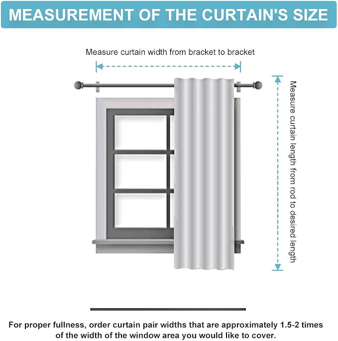 RYB HOME White Curtains for Bedroom - Image 8