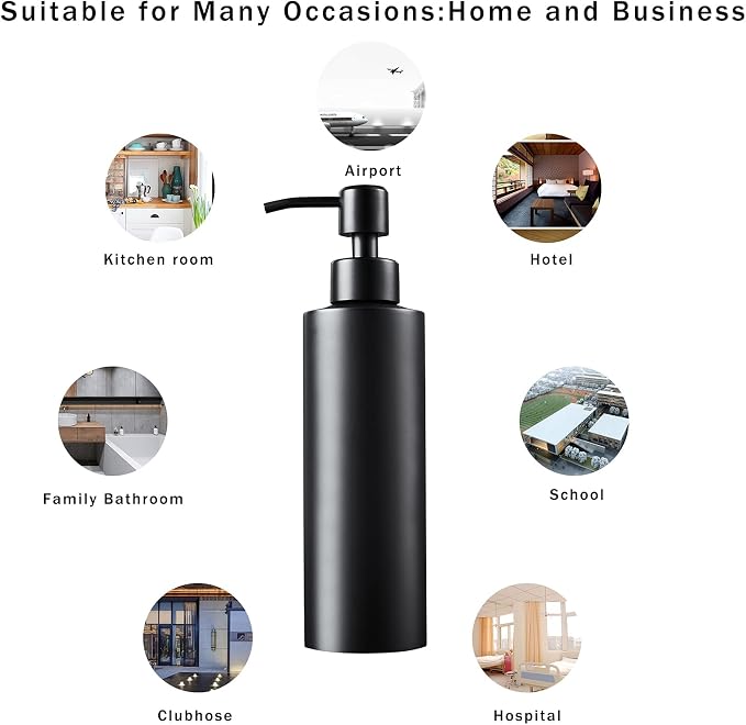 Soap Dispenser, Matte Black - Image 6