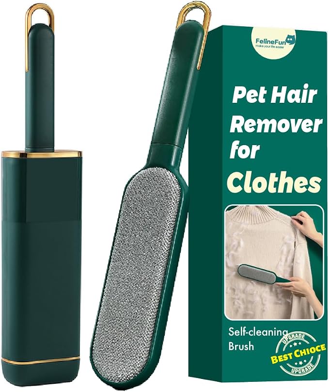 Pet Hair Remover for Clothes -Dog & Cat Hair Remover for Clothes-Better Than by FelineFun