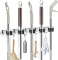 IMILLET Broom Holder Wall Mounted, Stainless Steel Broom Mop Holder Self by IMILLET