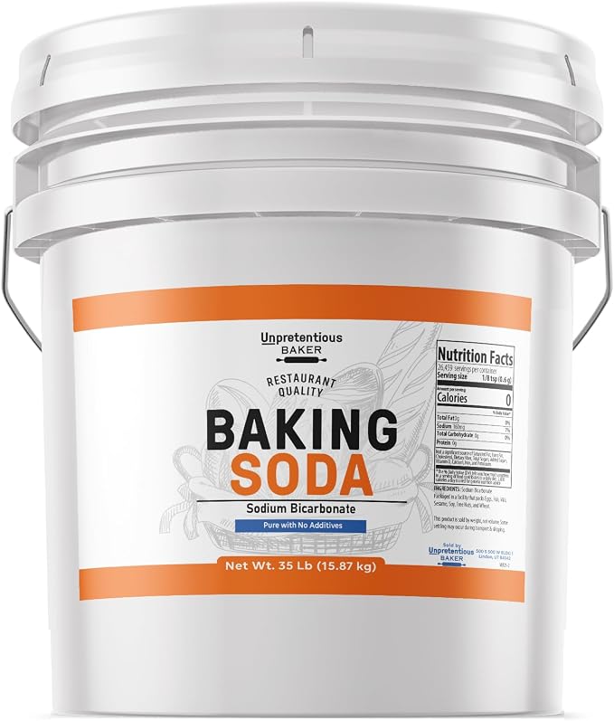 Unpretentious Baker Baking Soda, 35 Pounds, Cleaning & by Unpretentious