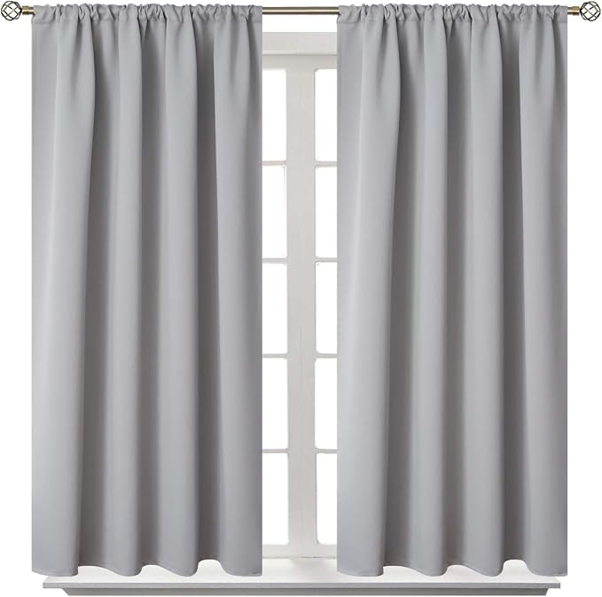 BGment Short Room Darkening Curtains 40 Inches Long by BGment