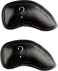 CRAFTSMAN GOLF 12pcs or 1pc Thick Synthetic Leather Golf Iron Head Covers Set by CRAFTSMANGOLF