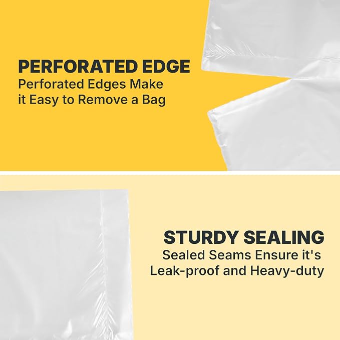 12-16 Gallon Trash Bags, 8 Micron High Density Garbage Can Liners Bulk - Image 3