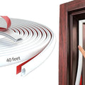 White Rubber Weather Stripping Door Seal Strip, D Shape Door Rubber Weather by PUNDIN