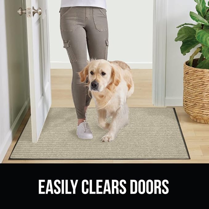 GORILLA GRIP Traffic Guard Door Mat, 2 Pack, Heavy Duty Waterproof Doormat - Image 5