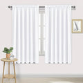 DWCN White Curtains for Living Room Thermal Insulated, 50% Light Blocking by DWCN