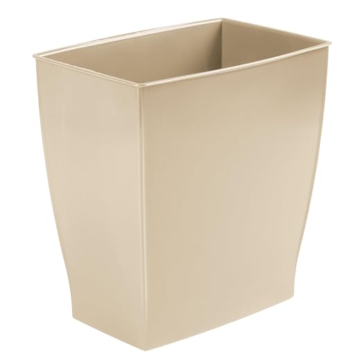 iDesign Small Bathroom Trash Can, Made in USA by iDesign