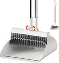Upgrade Broom with Dustpan Combo Set, Broom and Dustpan Set with Adjustable by SolaceCove