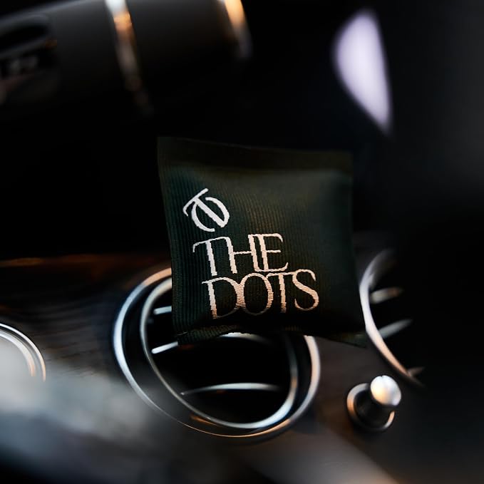 THEDOTS Series Frosted Ebony Car Vent Clip, Fabric Sachet Air Freshener - Image 3