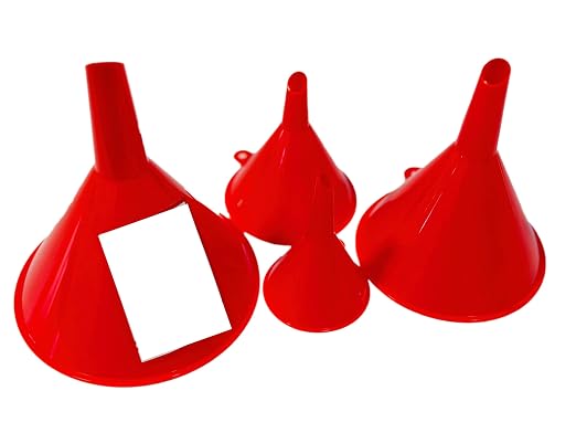 Funnel 4-Pack Funnels for Kitchen Use Filling Bottles - Image 6