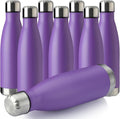 MEWAY 17oz Sport Water Bottle 8 Pack Vacuum Insulated Stainless Steel by MEWAY