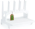 PopYum Glacier White Space Saving Drying Rack from 100% Recycled Bottles by PopYum