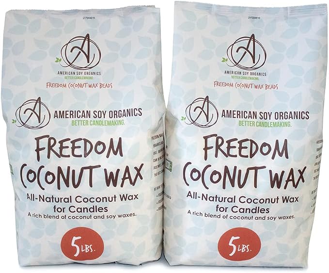 American Soy Organics Freedom Coconut Soy Wax Beads by AmericanSoyOrganics