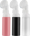 2 OZ Foam Bottle with Brush, Empty Foaming Dispensers to Travel by Tekson