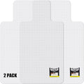 Kuyal Office Chair Mat for Carpet, 2 Pack 36x48 Clear Heavy Duty Computer Chair by Kuyal