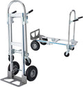 2 in 1 Aluminum Hand Truck Dolly 770lbs Weight Capacity Convertible Hand Truck by SHZOND