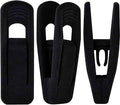 Black Velvet Hanger Clips, Strong Finger Clips by TOFIIGREM