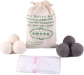 Wool Dryer Balls by FHQSX 6-Pack, XL Premium Reusable Natural Fabric Softener by FHQSX