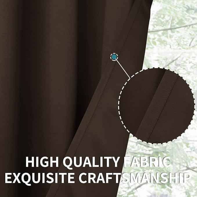 BGment Rod Pocket Blackout Curtains - Image 6