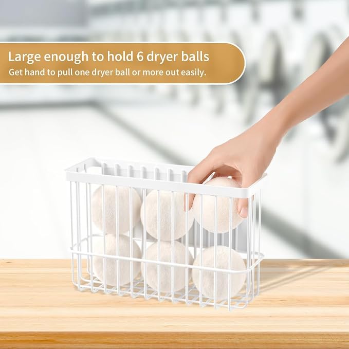Magnetic Dryer Ball Holder for Laundry Room Organization and Storage, Magnetic - Image 3
