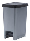 Superio Slim Trash Can with Foot Pedal – 2.5 Gallon Step-On Trash Bin with Lid by Superio