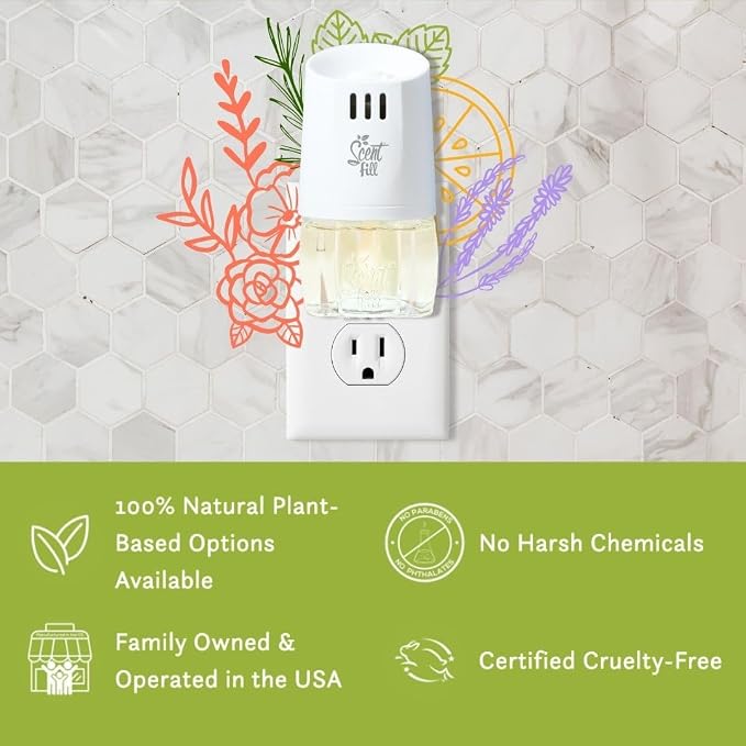 Scent Fill 100% Natural Lavender Plug in Air Freshener, Scented Oil Refills - Image 8