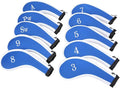 Sword &Shield sports Neoprene Zipper Golf Club Iron Head Covers Iron Covers by Unknown