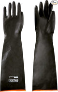 PACIFIC PPE Heavy Duty Latex Chemical Gloves, Strong Acid Resistance Rubber by PACIFICPPE
