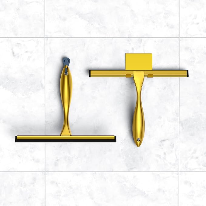 Shower Squeegee Set, 14-Inch Stainless Steel Squeegee, All-Purpose Squeegee - Image 5