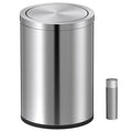 Mbillion Small Trash Can with Swing Lid 4 Gallons/15 Liter, Mini Trash Can with by Mbillion