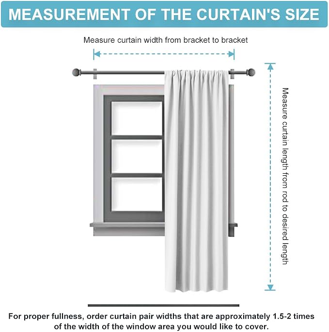 RYB HOME Red Curtains Blackout Window Covering Light Blocking UV Protection - Image 8