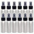 2 fl oz Aluminum Bottle with Black Spray Cap by Greenals