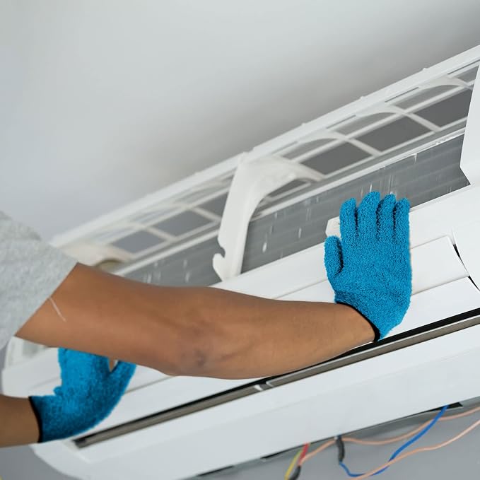 Bencailor 6 Pairs Microfiber Dusting Gloves, Dusting Cleaning Gloves Microfiber - Image 4