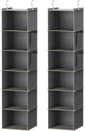 YOUDENOVA Hanging Closet Organizer, 6-Shelf Closet Hanging Storage Shelves by YOUDENOVA