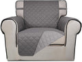 PureFit Reversible Quilted Sofa Cover, Water Resistant Slipcover Furniture by PureFit
