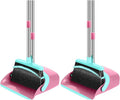 Broom and Dustpan Set, 52-in Long Adjustable Handle Broom Dustpan Combo by NACENA