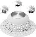 Shower Drain Hair Catcher, Bathtub Drain Cover Foldable Silicone Shower & Tub by SayGoodbyetoHairClogging
