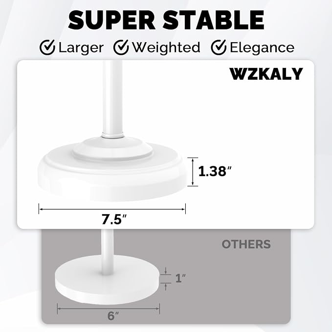 Toilet Paper Holder Stand, Post Pivoting Design & Stable Weighted Base SUS304 - Image 6
