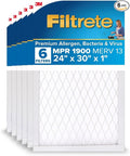 Filtrete 24x30x1 AC Furnace Air Filter, MERV 13, MPR 1900, Premium Allergen by Filtrete