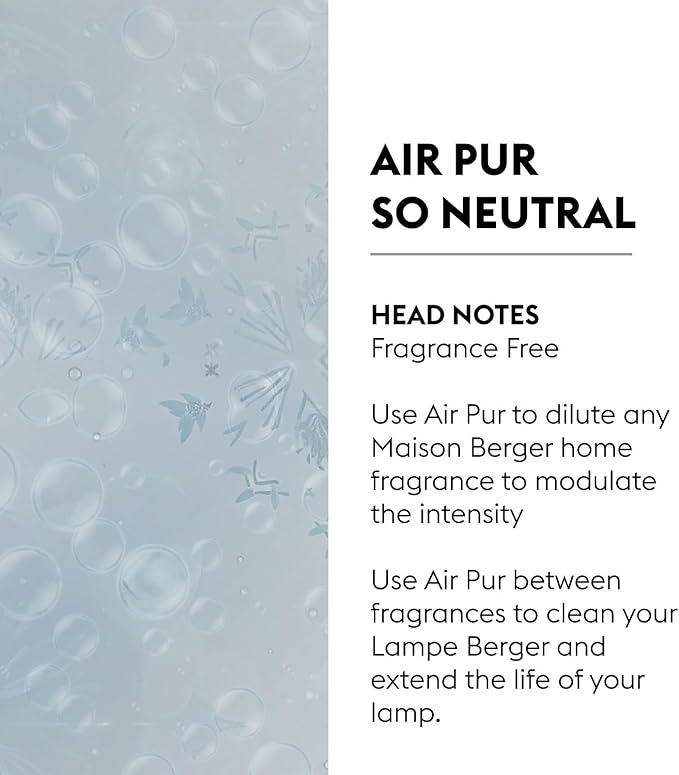 MAISON BERGER - Air Pur So Neutral - Lampe Berger Fragrance Refill - Image 2