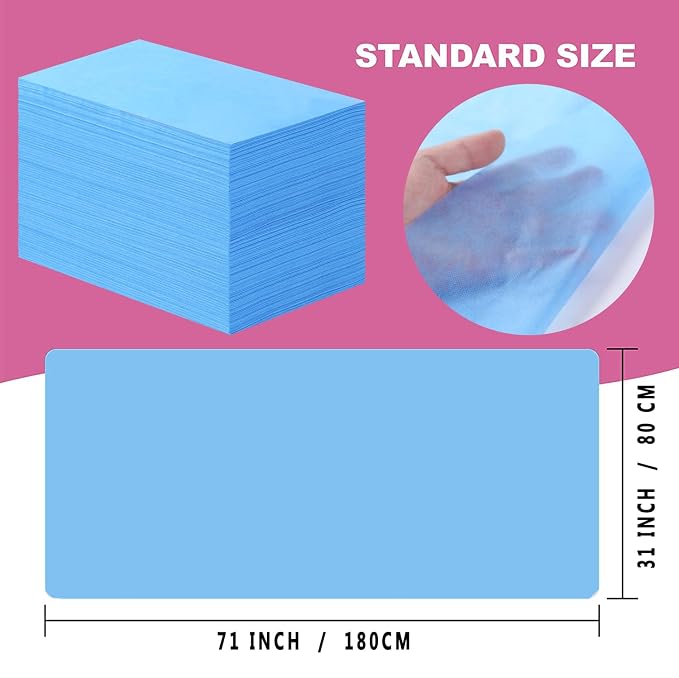 31" x 71" Disposable Bed Sheets - Image 4