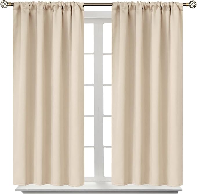 BGment Short Blackout Curtains 40 Inches Length by BGment
