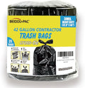 Contractor Heavy Duty Trash Bags 42 Gallon | 26 Count | 3 MIL | 32.8" X 46" | by BEIDOU-PAC