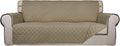 PureFit Reversible Quilted Sofa Cover, Water Resistant Slipcover Furniture by PureFit
