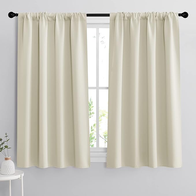 RYB HOME Blackout Curtains 63 inches Long by RYBHOME