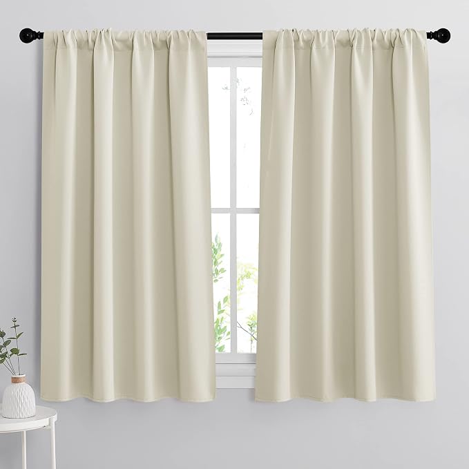 RYB HOME Blackout Curtains for Living Room Thermal Insulated Privacy Solar by RYBHOME