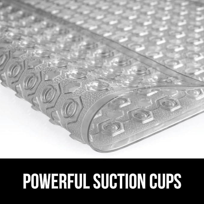 GORILLA GRIP Patented Square Shower Stall Mat, Small Bathtub Floor Mats - Image 3